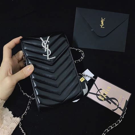 ysl case iphone 11|ysl phone holder with chain.